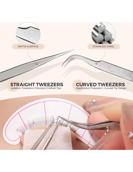 Kit de Extensión de Pestañas LASHVIEW 338pcs para Principiantes