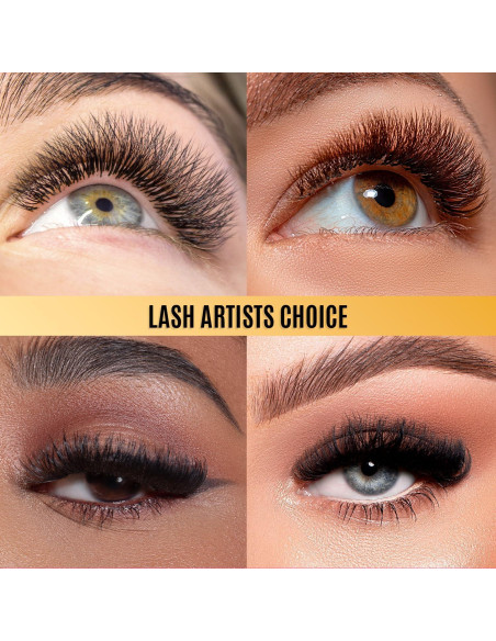 Pestañas Individuales Stacy Lash C Curl 0.05mm 12mm - 16 Filas