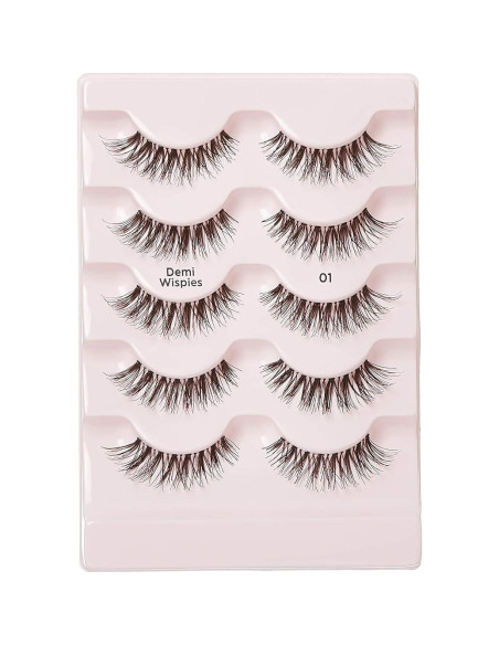 Pestañas Postizas i-ENVY Demi Wispies + Adhesivo Transparente