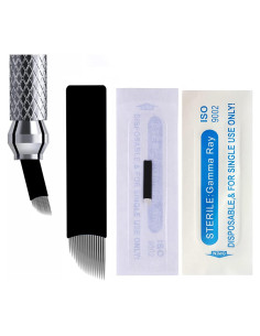 30 Agujas Desechables Microblading Cejas Kaiqikaixi 18U