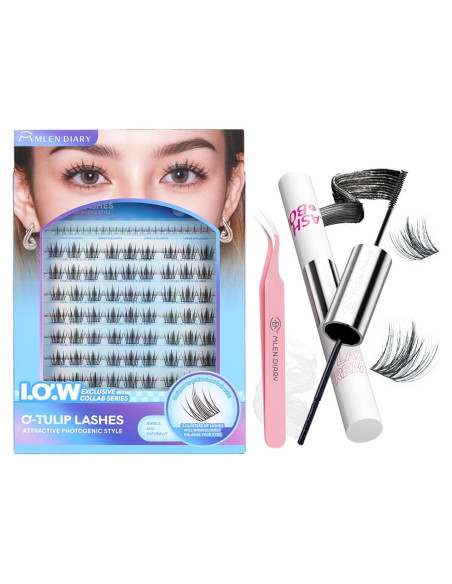 Kit de Pestañas Naturales MLEN DIARY 105 Pcs 10.5-13.5mm Kit de Pestañas Naturales MLEN DIARY 105 Pcs 10.5-13.5mm