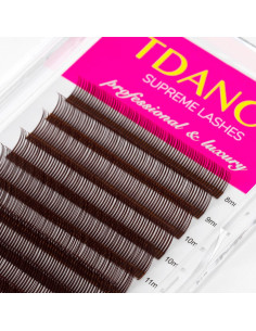 Extensiones de Pestañas 5D TDANCE Flora Marrón 8-15mm 2