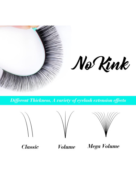 Extensiones de Pestañas VAVALASH 0.05 D 13mm Premium Seda Extensiones de Pestañas VAVALASH 0.05 D 13mm Premium Seda