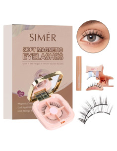 Kit de Pestañas Magnéticas SIMER - Reutilizables y Suaves