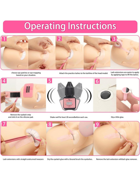 Kit de Extensión de Pestañas Rose Manor para Principiantes