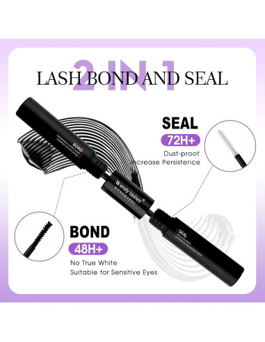 Kit de Extensión de Pestañas DIY Wendy Lashes 12-16mm Natural/Volumen