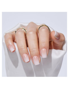 Uñas Postizas Ombre Cuadradas Cortas Findigit - 32 Uñas de Gel