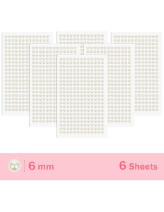 1623 Perlas Autoadhesivas MYDBUYSOME 6mm para Manualidades 2