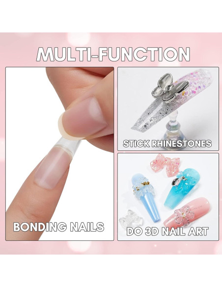 Gel de Pegamento para Uñas Sólido Makartt 15ml UV