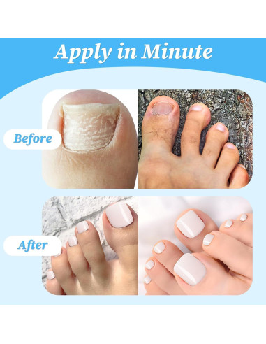 120 Uñas Postizas Cortas Rosa Lifextol con Adhesivos