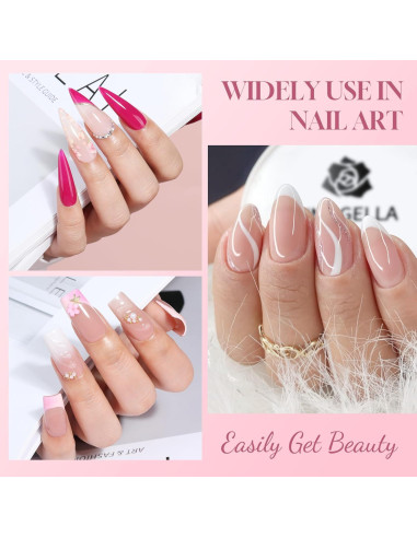 Pegamento Sólido para Uñas UNA GELLA 15g - Adhesivo Fuerte UV