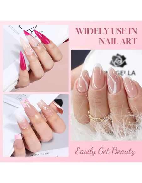 Pegamento Sólido para Uñas UNA GELLA 15g - Adhesivo Fuerte UV