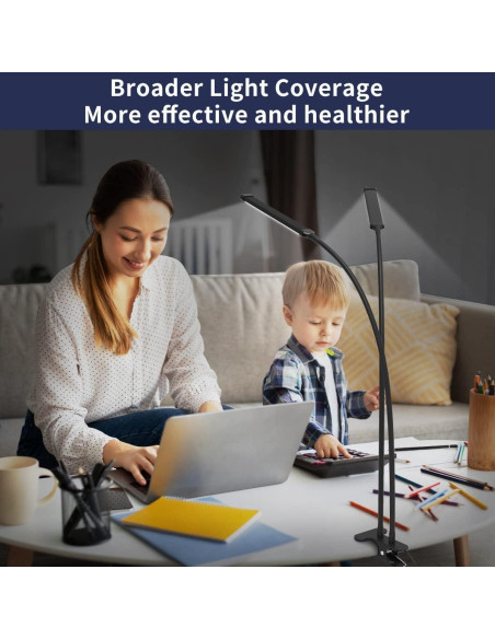 Lámpara de Escritorio LED Mojimdo 70 cm Regulable 3 Colores