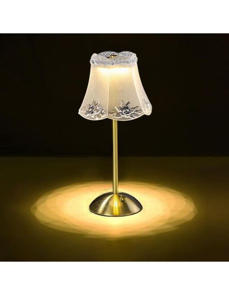 Lámpara de Escritorio Portátil HPUFKOT LED Táctil 3 Colores