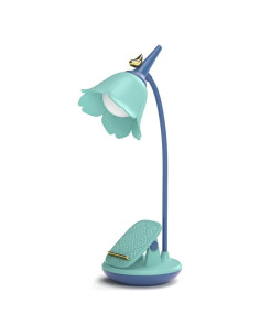 Lámpara de Escritorio LED MAGICKK con Clip, Recargable, Azul