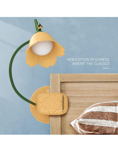 Lámpara de Escritorio LED MAGICKK con Clip, Recargable, Azul