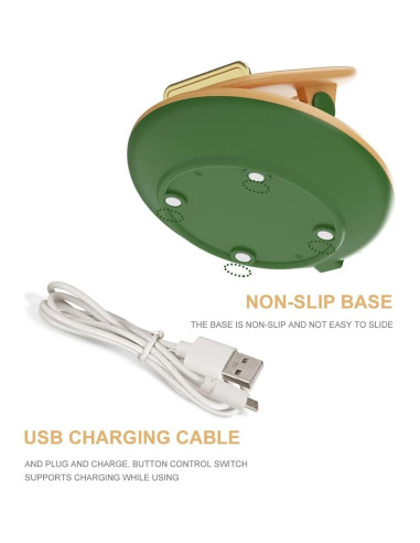 Lámpara de Escritorio LED MAGICKK con Clip, Recargable, Azul