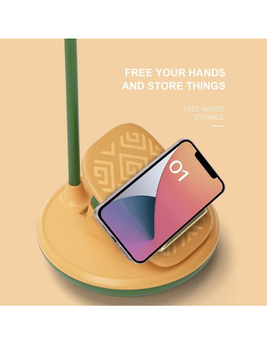 Lámpara de Escritorio LED MAGICKK con Clip, Recargable, Azul