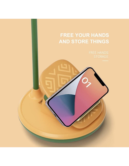 Lámpara de Escritorio LED MAGICKK con Clip, Recargable, Azul