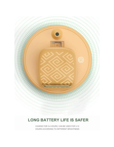 Lámpara de Escritorio LED MAGICKK con Clip, Recargable, Azul