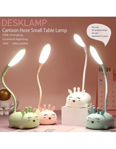 Lámpara de Escritorio LED Neioaas Ciervo Blanca Recargable