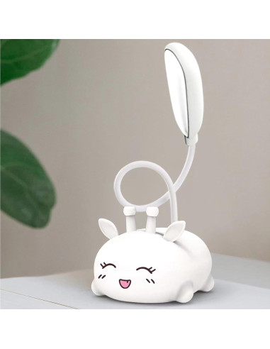 Lámpara de Escritorio LED Neioaas Ciervo Blanca Recargable