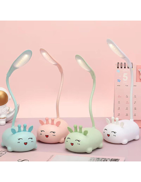 Lámpara de Escritorio LED Neioaas Ciervo Blanca Recargable