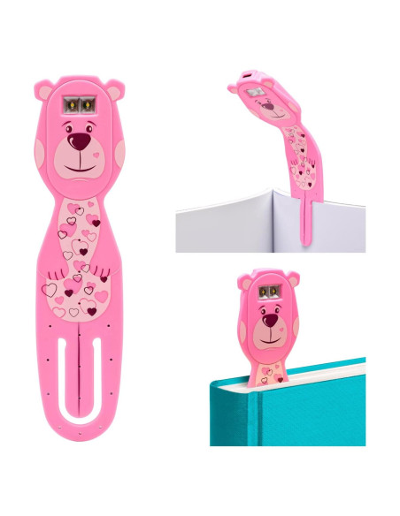 Flexilight Luz de Lectura LED Recargable Oso Pals 2 Niveles