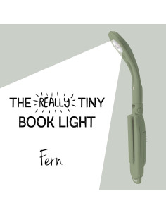 Luz de Libro LED IF Verde Helecho - Compacta y Plegable 2