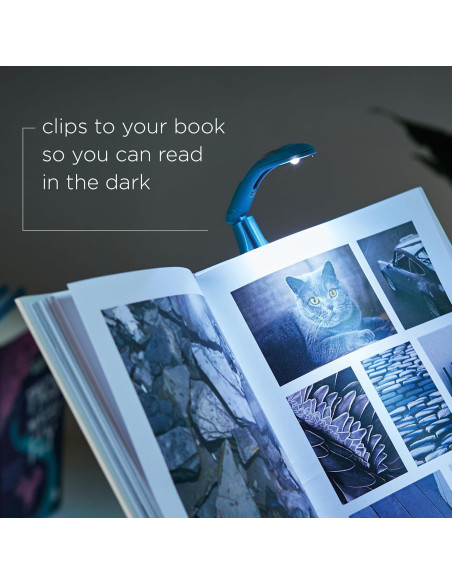 Luz de Libro LED IF Verde Helecho - Compacta y Plegable