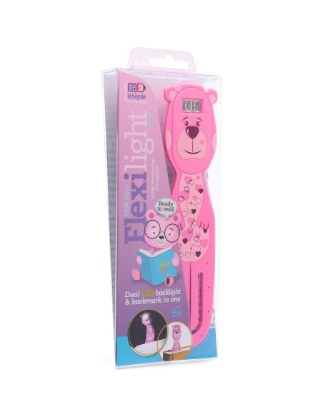 Flexilight Luz de Lectura LED Recargable Oso Pals 2 Niveles