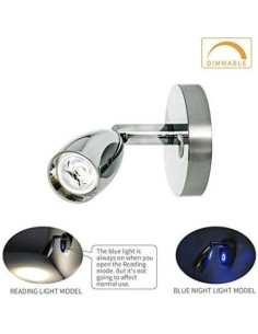 Luz de Lectura LED THALASSA 12V Regulable - 2 Unidades 2