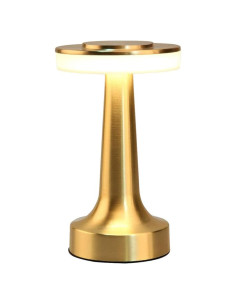 Lámpara de Mesa LED Cyrubalkinin Portátil Táctil 3 Niveles