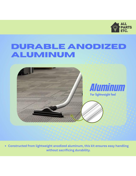 Kit de limpieza para aspiradora mochila ALL PARTS 2 piezas 3.81 cm