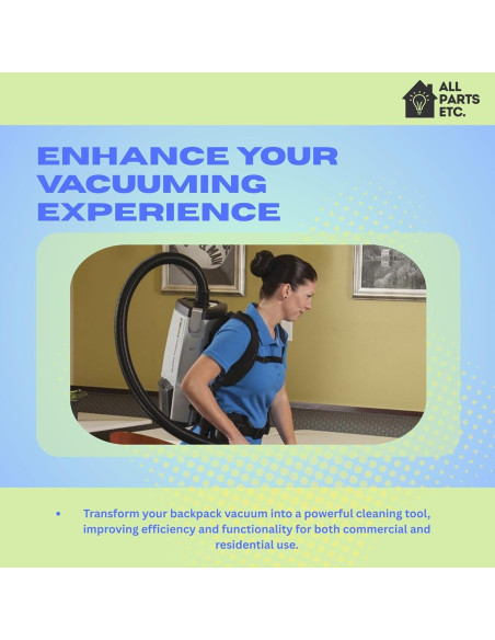 Kit de limpieza para aspiradora mochila ALL PARTS 2 piezas 3.81 cm