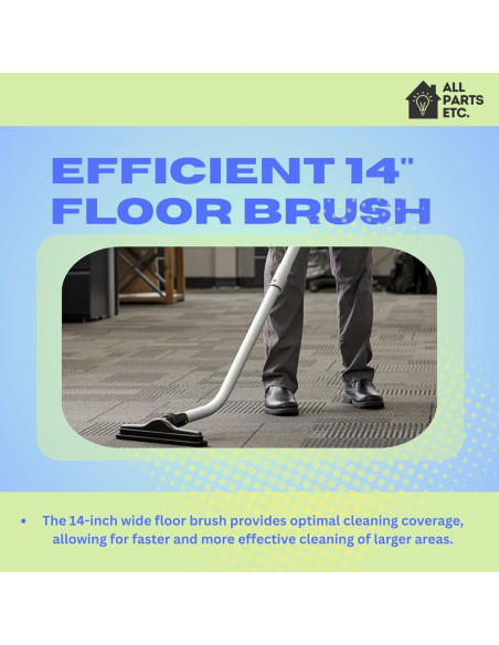 Kit de limpieza para aspiradora mochila ALL PARTS 2 piezas 3.81 cm