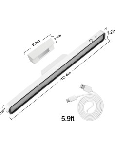 Barra de Luz de Escritorio LED XmnSoly 3000K-6000K Magnética 2