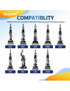 Piezas de Repuesto KEEPOW para Aspiradora Bissell Cleanview 2