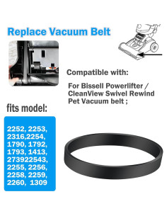Correa de Reemplazo para Aspiradora Bissell Cleanview 2 Unidades 2