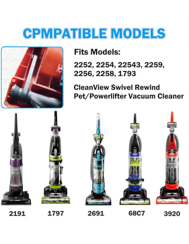 Correa de Reemplazo para Aspiradora Bissell Cleanview 2 Unidades