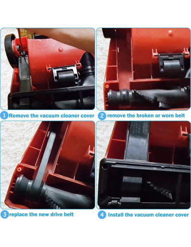 Correa de Reemplazo para Aspiradora Bissell Cleanview 2 Unidades