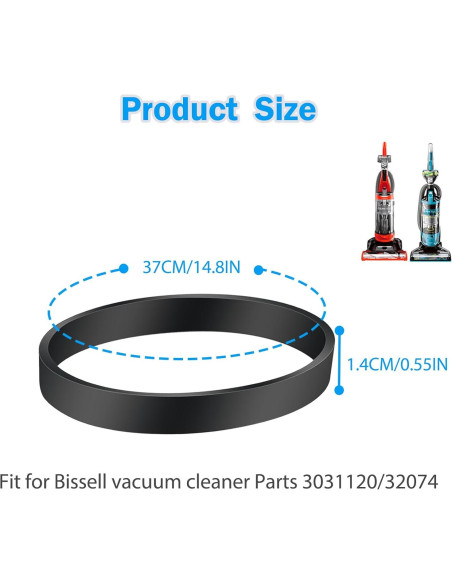 Correa de Reemplazo para Aspiradora Bissell Cleanview 2 Unidades
