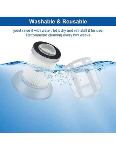 2 Filtros de Vacío Doifyn para Bissell 2156, 2156A, 1665