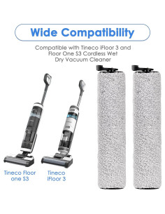 Rodillos de Cepillo de Reemplazo MIBUMIKI para Tineco iFloor 3 2