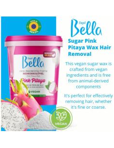 Pasta de Azúcar Depil Bella Pitaya Rosa 1.30kg - Natural y Vegana 2