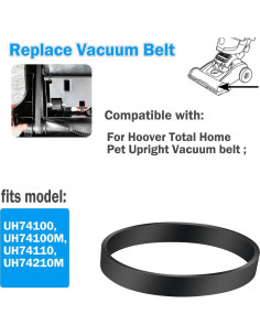 Correa de Reemplazo para Aspiradora Hoover Total Home Pet - 2 Unidades 2