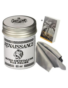 Cera de Pulido Multi-Superficie Renaissance 65ml + Paño Microfibra