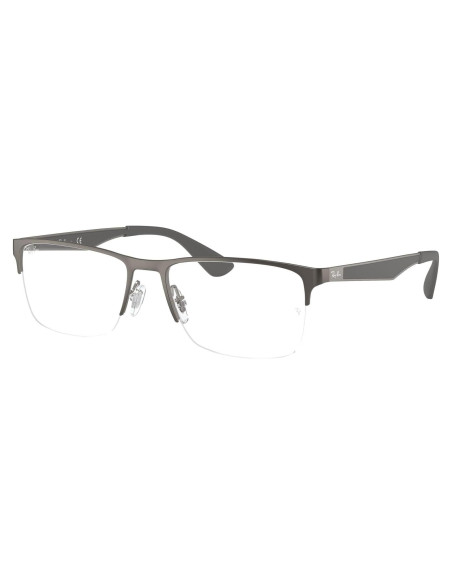 Montura de gafas Ray-Ban Rx6335 Rectangular Gunmetal 54mm Montura de gafas Ray-Ban Rx6335 Rectangular Gunmetal 54mm