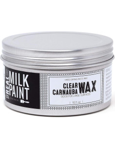 Pasta de Cera de Carnauba Real Milk Paint 453.6 g para Madera 2