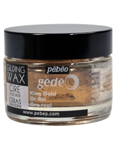 Cera de Dorado Pebeo Oro Rey 30 ml - Acabado Metálico